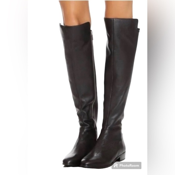 MICHAEL Michael Kors Shoes - Michael Michael Kors black pebbled leather over the knee knee high boots 5.5